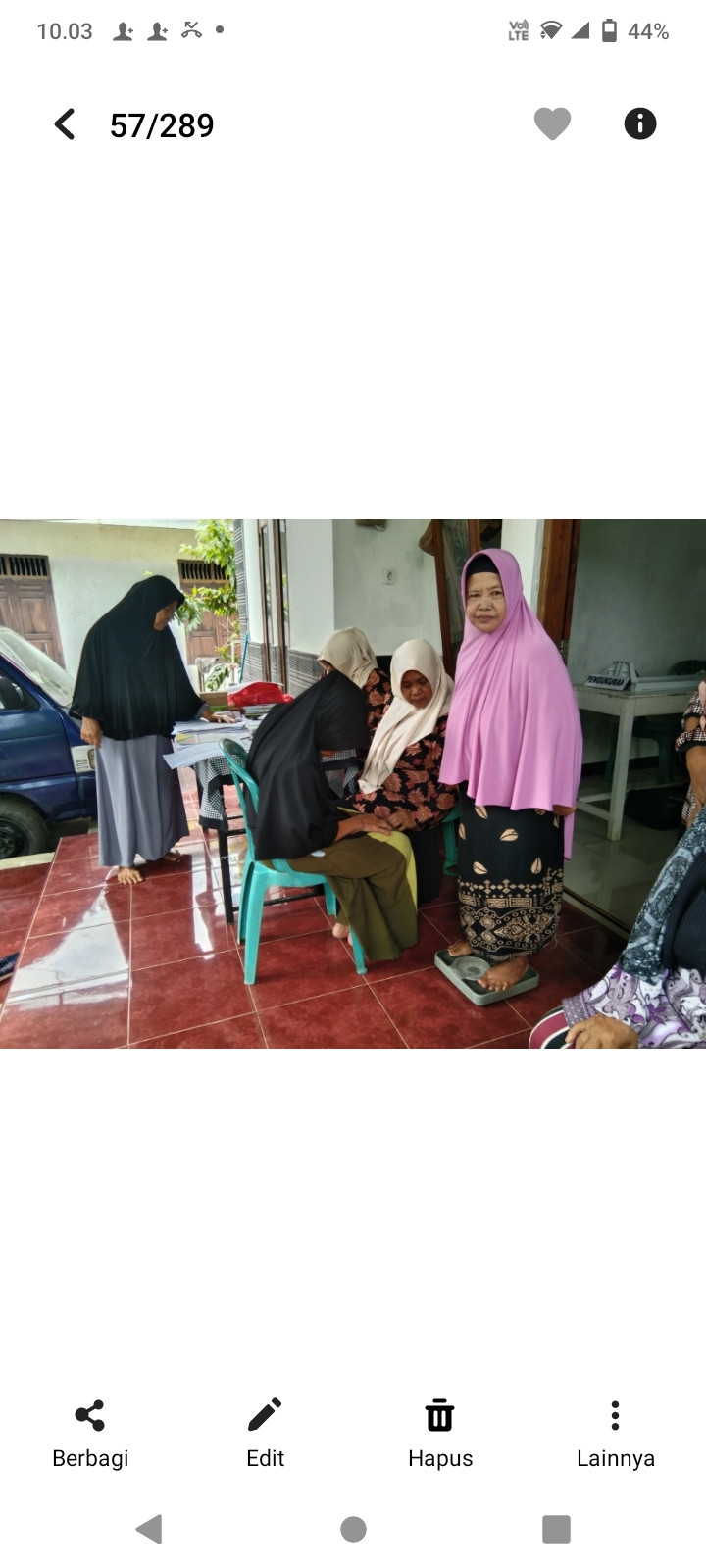 Posyandu lansia  Melati 2 rw 1