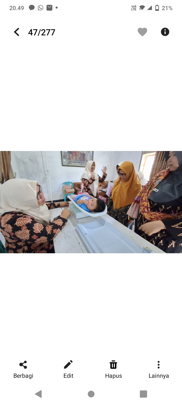 Posyandu Balita melati 2 rw 1