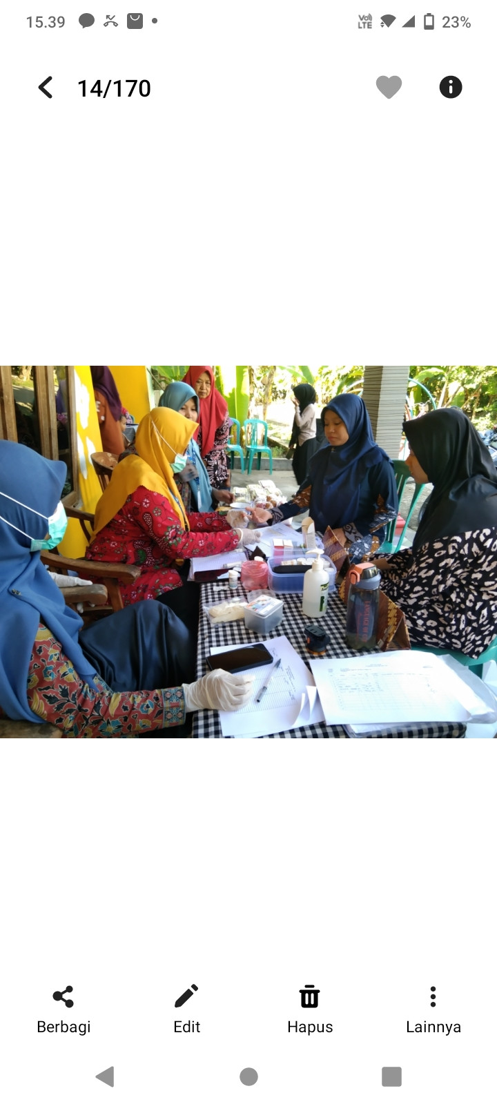 Posbindu dan cek IVA