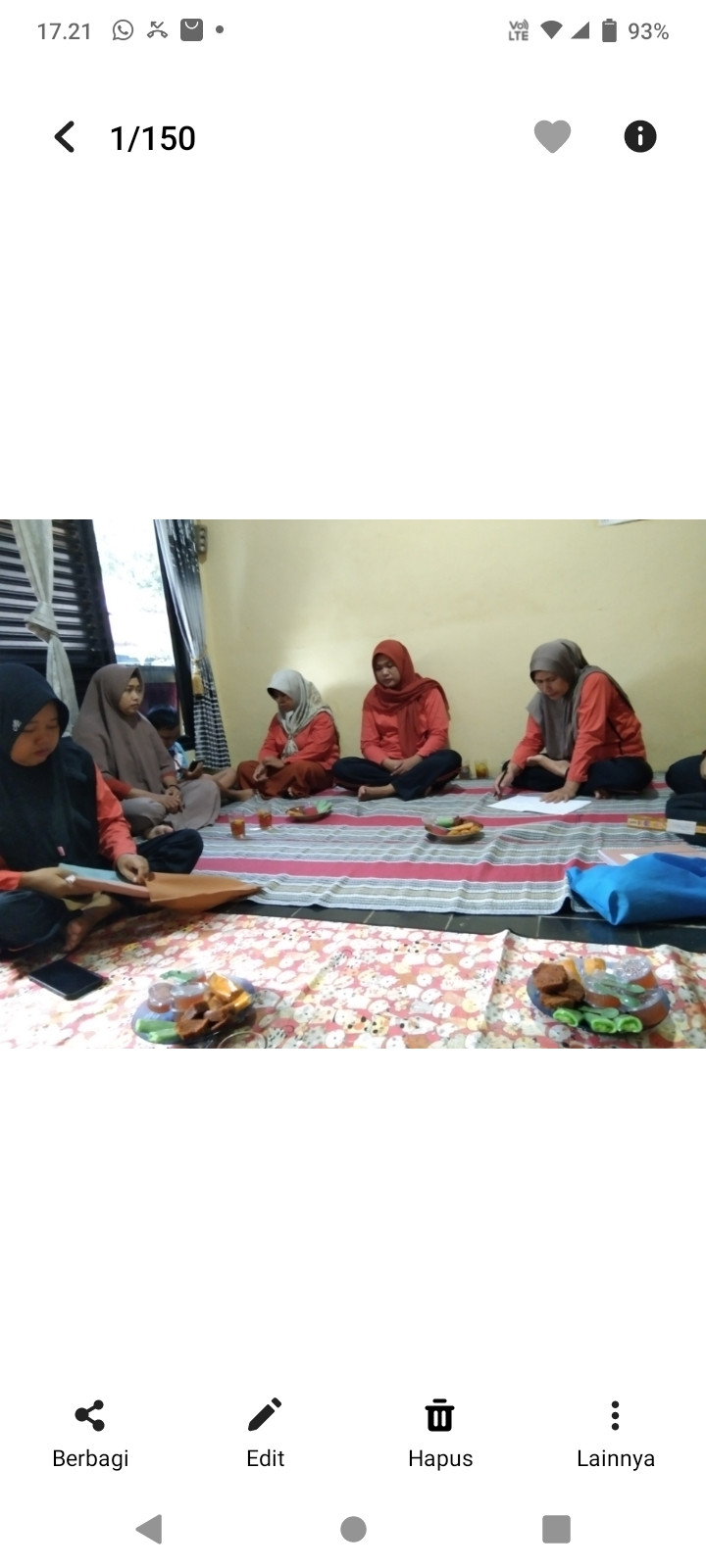 Kegiatan rutin pkk rt 3/2