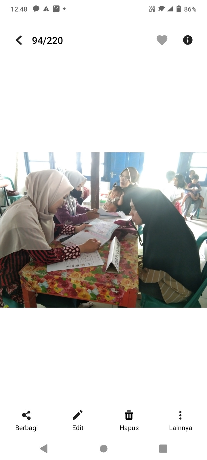 PMBA posyandu melati 1