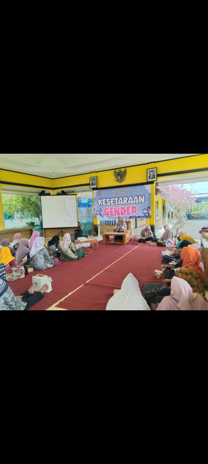 Pertemuan rutin pkk desa  ,kesetaraan Gender