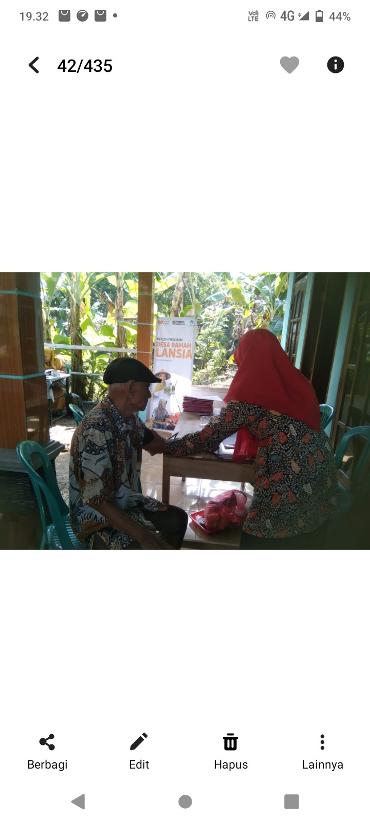 Posyandu Lansia Melati 3 rw 4