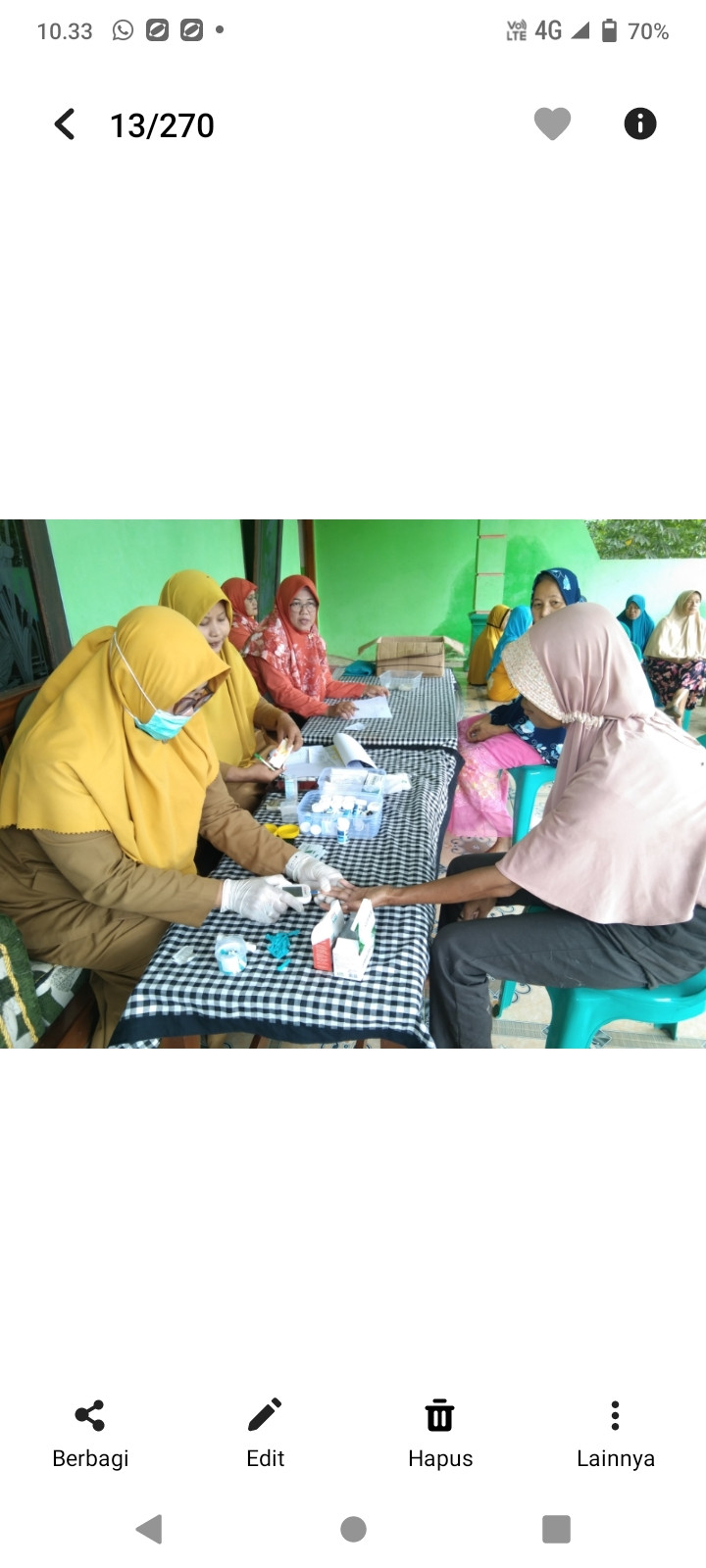 Posbindu dan cek IVA