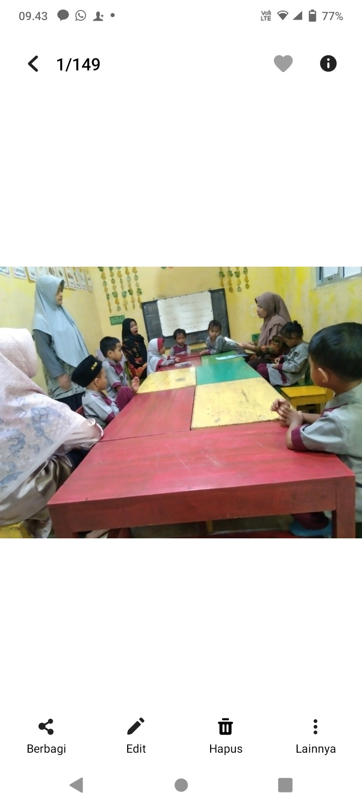 Kegiatan Anak PAUD ALFIRDAUS