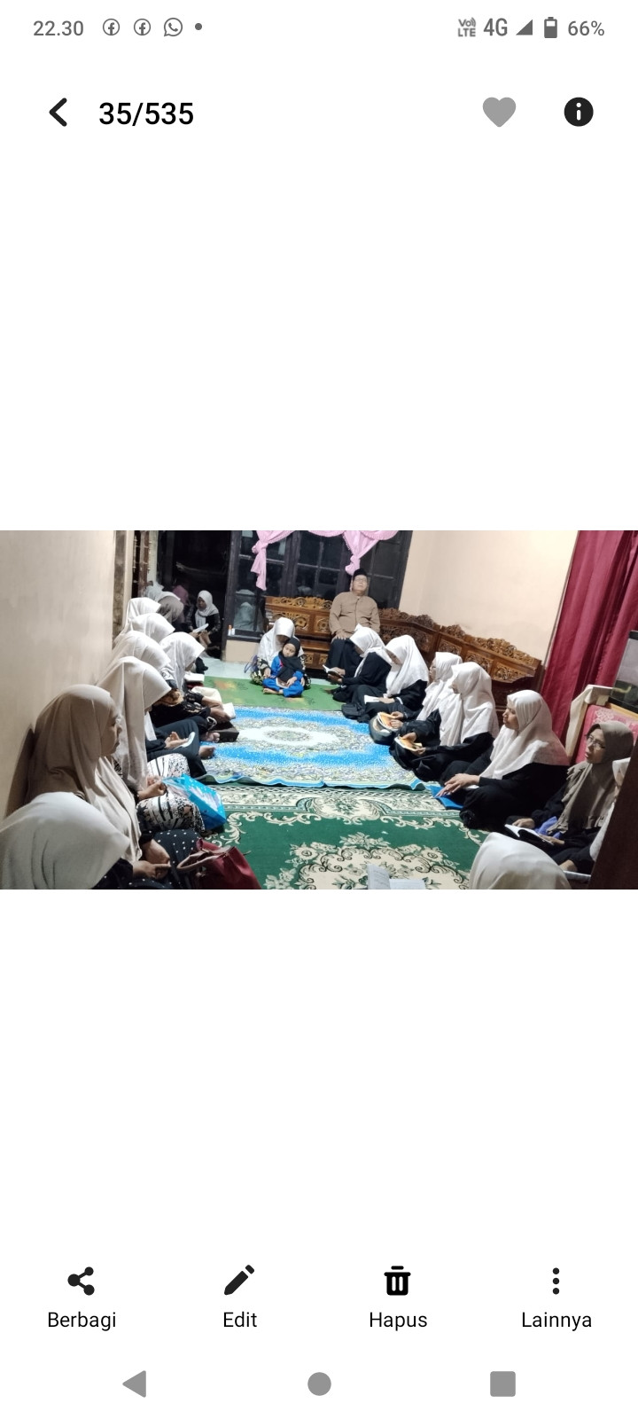 Yasinan rutin  tiap mlm jumat