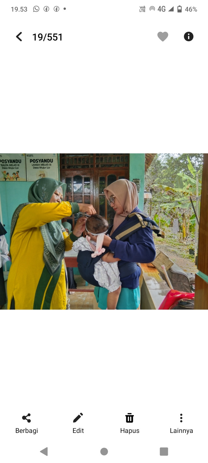 Posyandu Balita melati. 3 rw 4