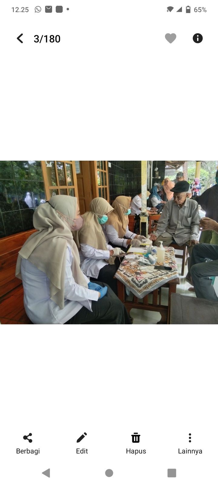 posbindu  cek gula,colestrol dan asam urat