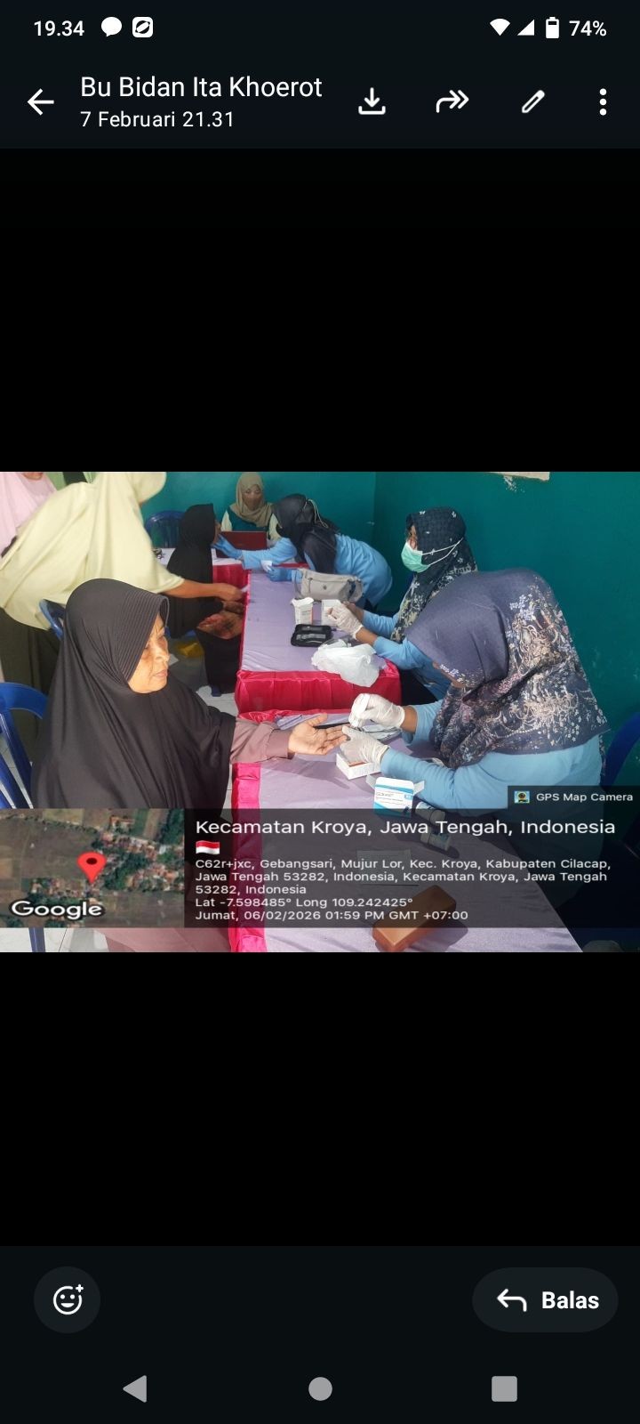 posbindu  cek gula,colestrol dan asam urat