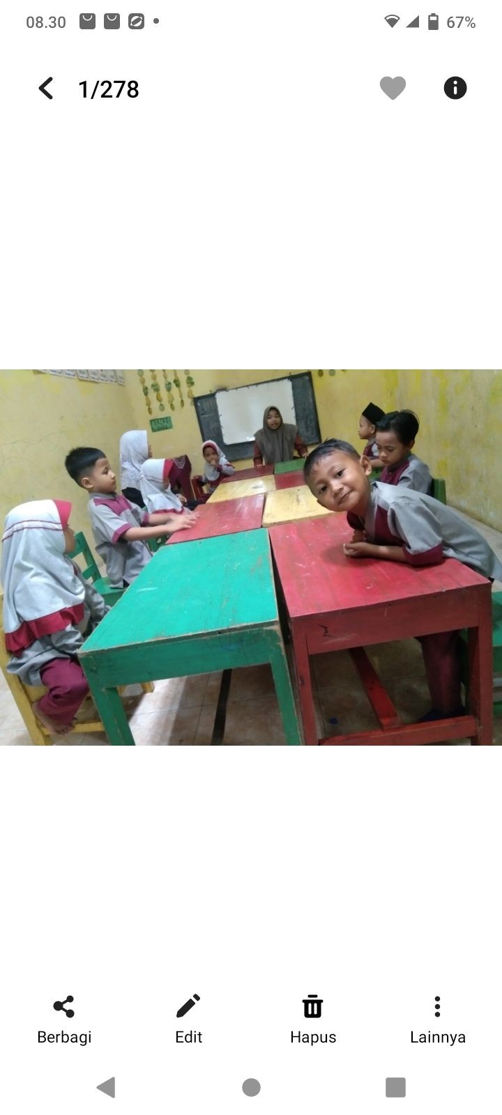 Kegiatan Hari ini Anak Paud