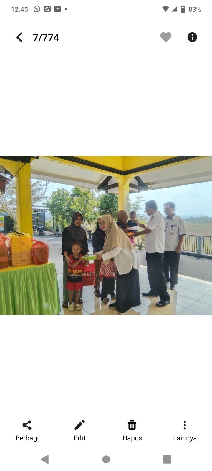 launcing penerima PMT bagi BALITA Gizi kurang,BB kurang danBB tetap