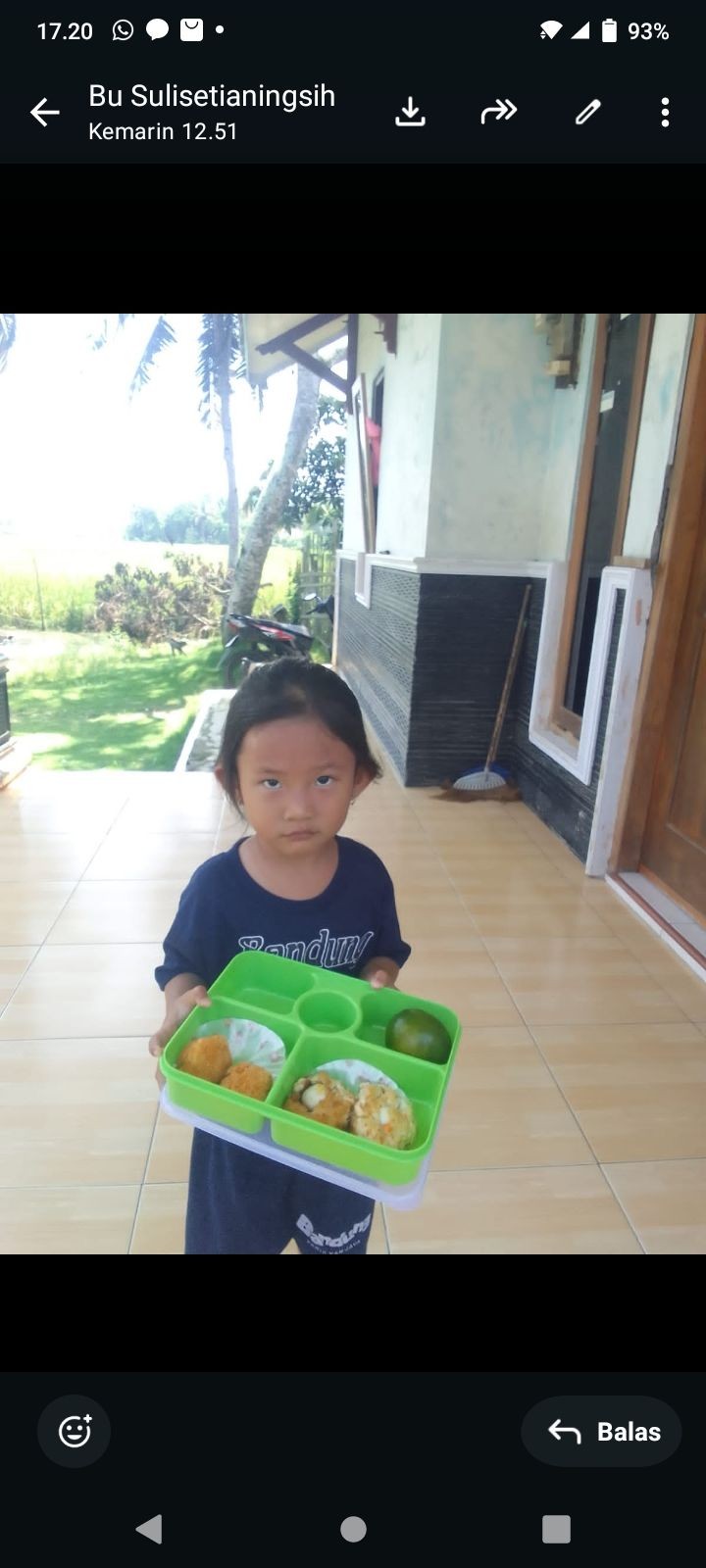 PMT Balita Gizi kurang,BB kurang dan BB tetap ,hari ke 3