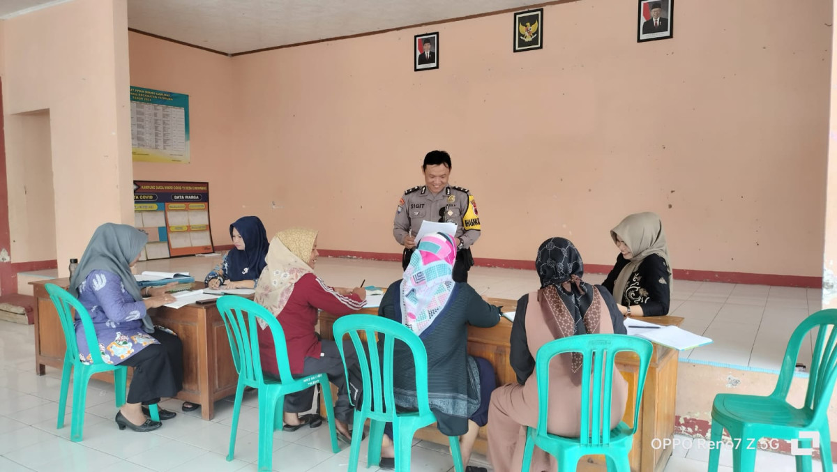 Penyuluhan dan advokasi Polsek Patimuan kepada pengurus KKB