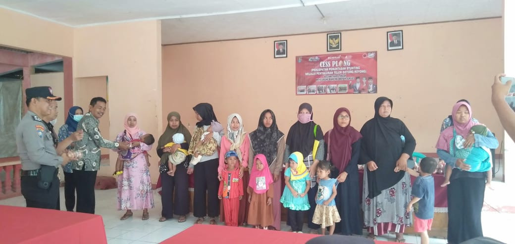 Penurunan Cepat Cegah Stunting Penyaluran telor gotong royong