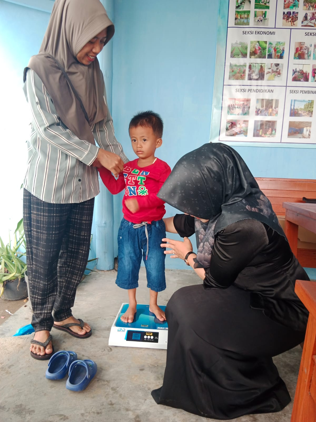 Pengecekan dan pemantauan girang dan stunting oleh petugas