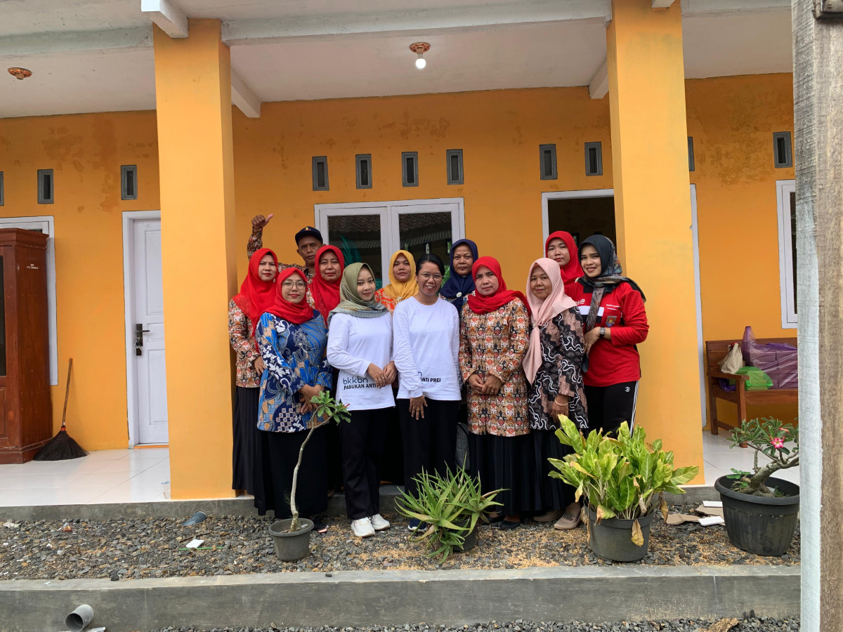 Dokumentasi pembinaan kmpung KB oleh tim dari kecamatan