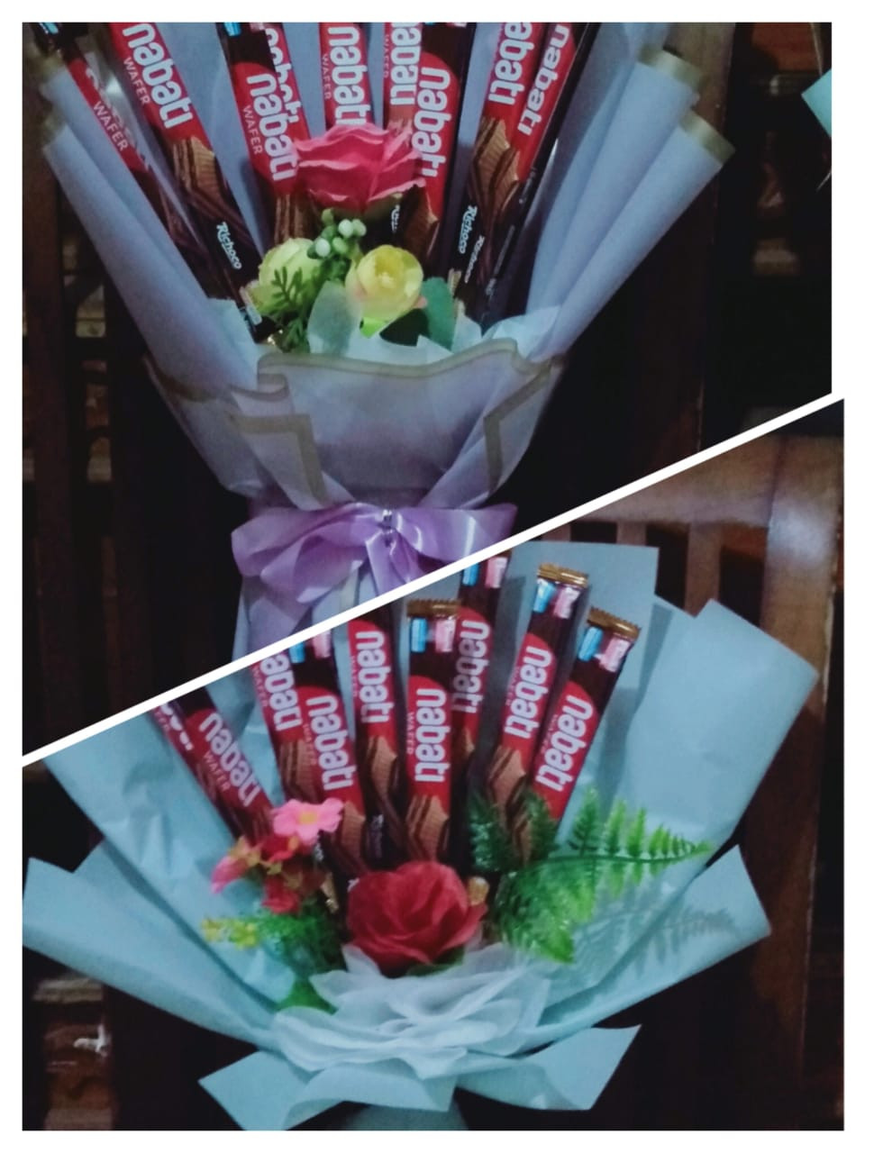 Seni bouqet dalam rangka wisuda siswa