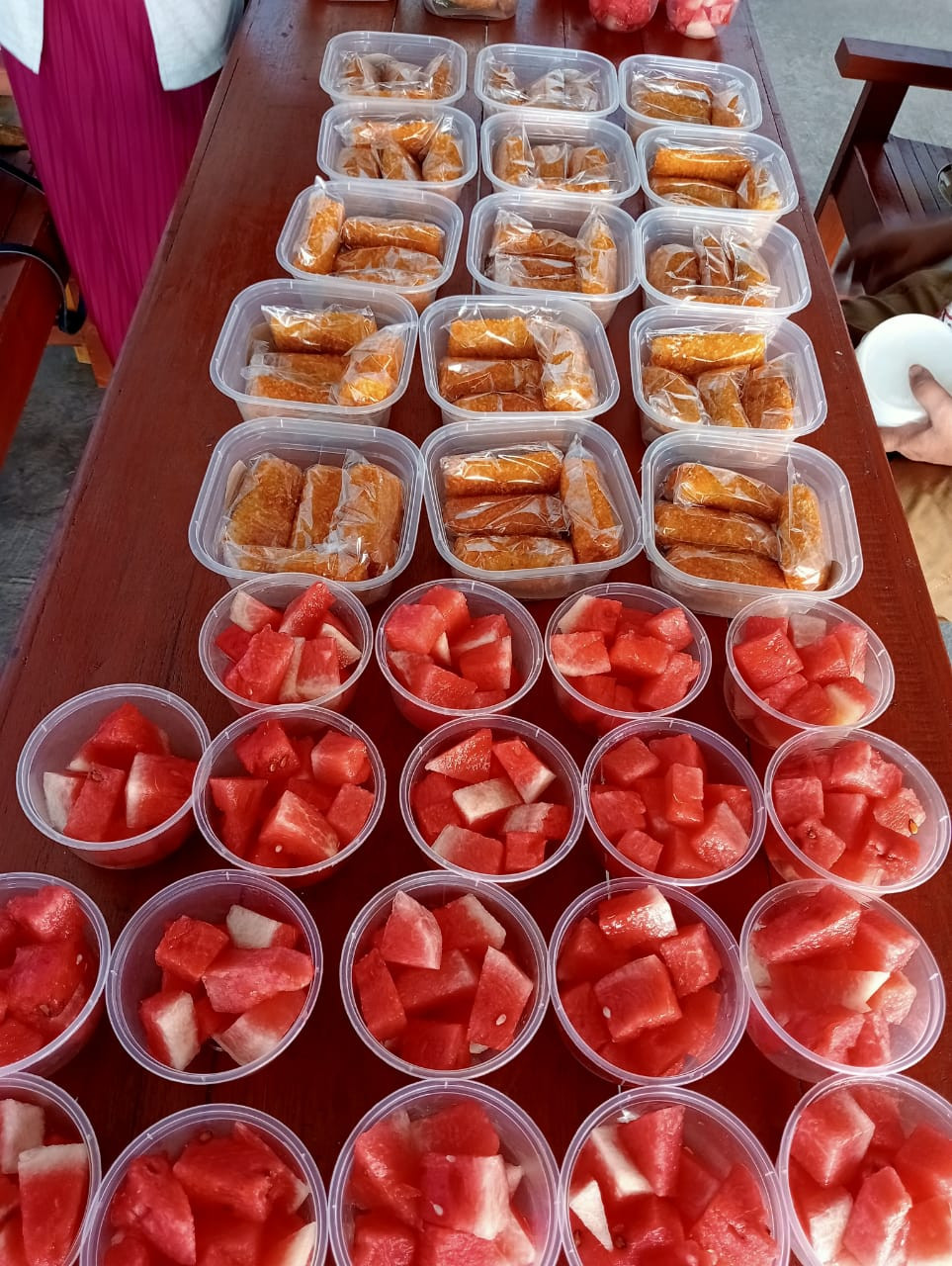 Menu bumil.kek ,,girang besar dan girang kecil desa cinyawang