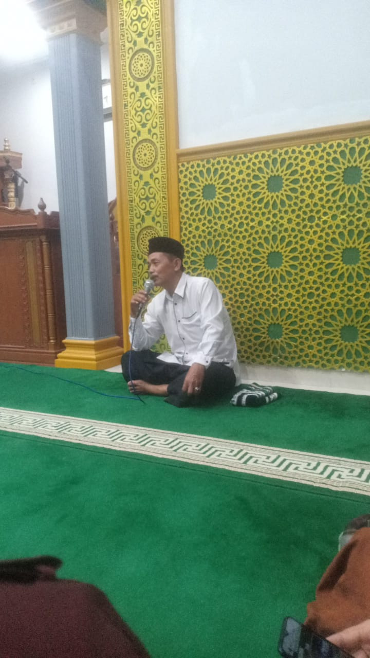 Dokumentasi Kegiatan tarhim ramadhan oleh prangkat desa cinyawang 