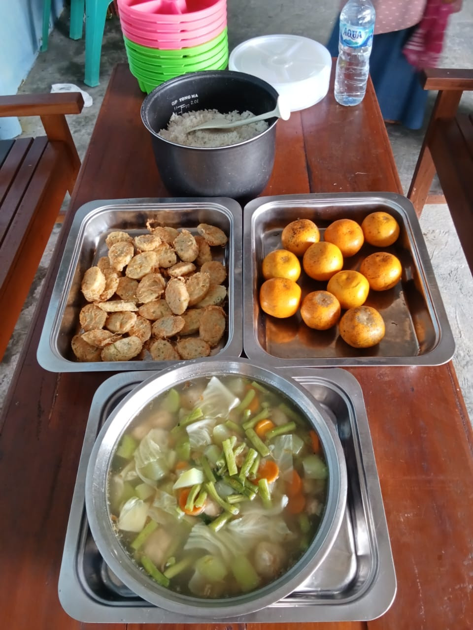 Menu PMT balita dan bumil masalah gizi desa Cinyawang