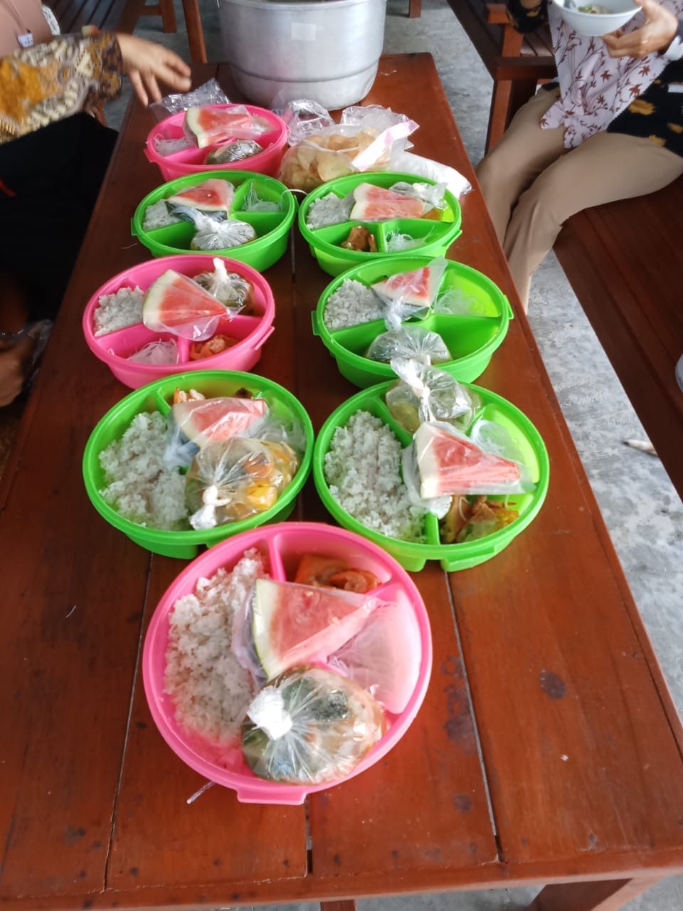 Menu PMT balita masalah gizi desa Cinyawang