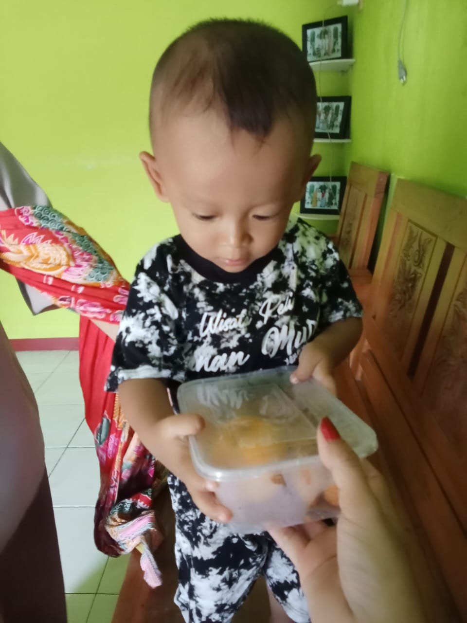 Penerima PMT balita desa cinyawang