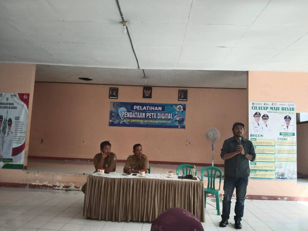 Sosialisasi pelatihan pemetaan digital desa cinyawang