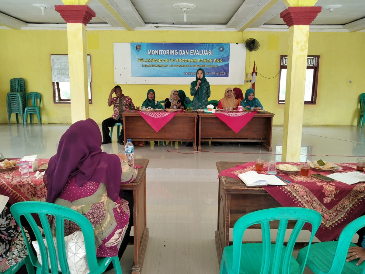 Monitoring dan Evaluasi Pelaksanaan 10 Program Pokok PKK Desa Kedungwadas