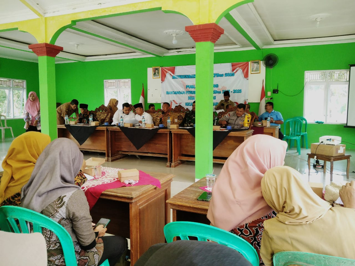 Musrenbang RKPDes 2025 Dan Publik Hearing Rancangan Perubahan RPJMDes 2019-2025