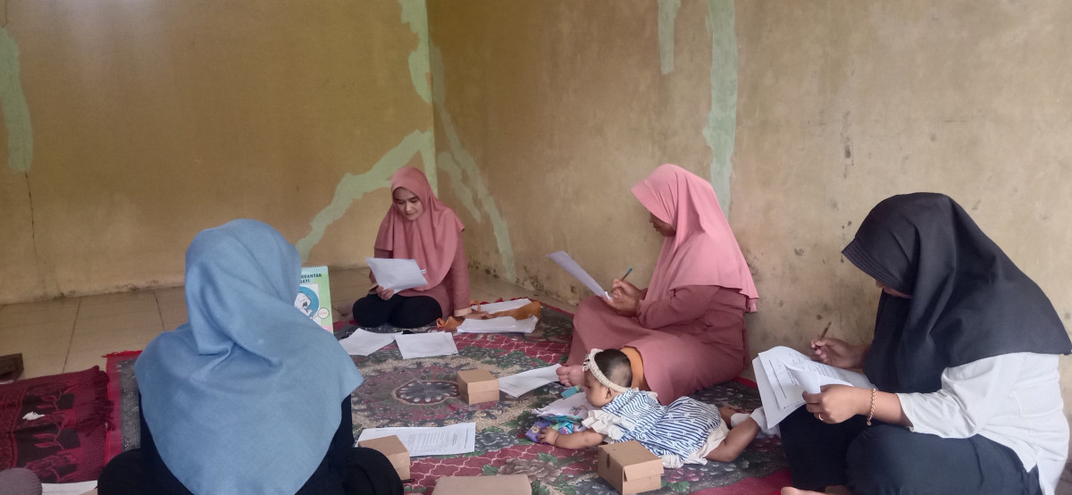 Kelas Balita bersama bu bidan indah