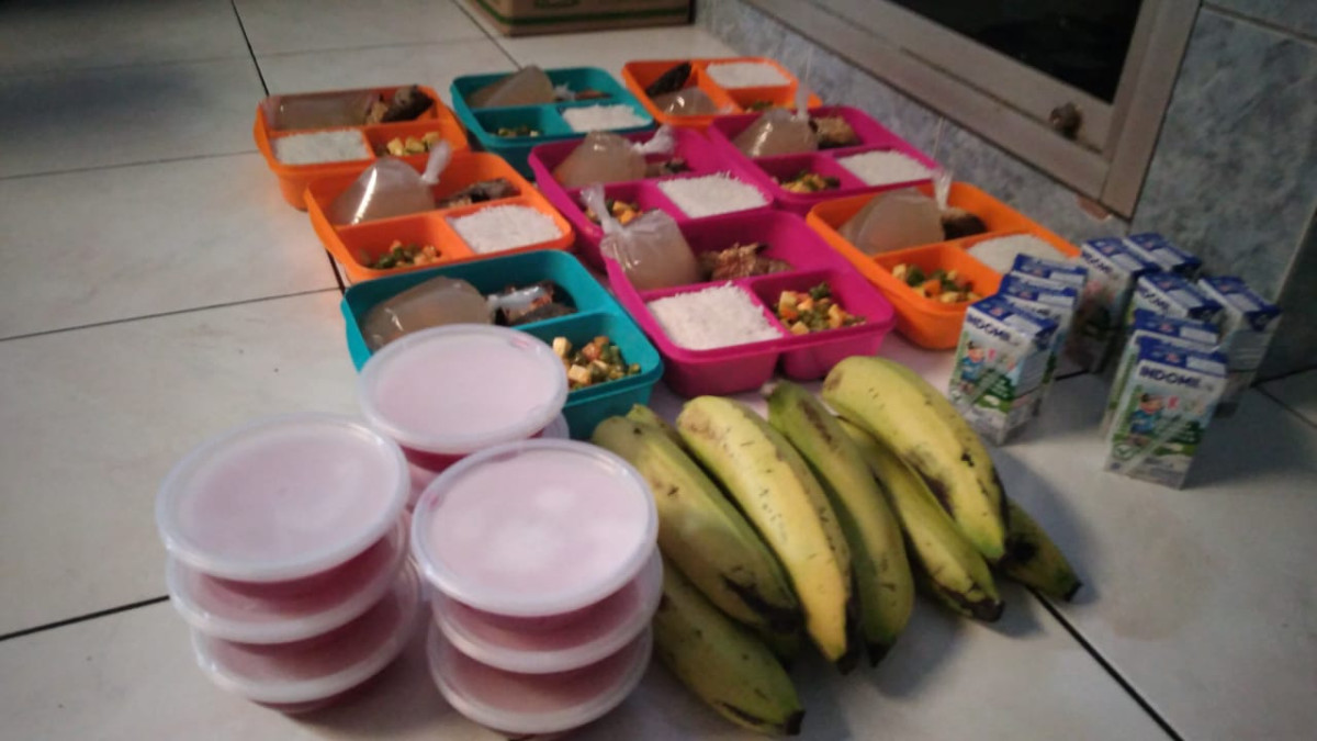 Membuat PMT untuk baduta indikasi stunting