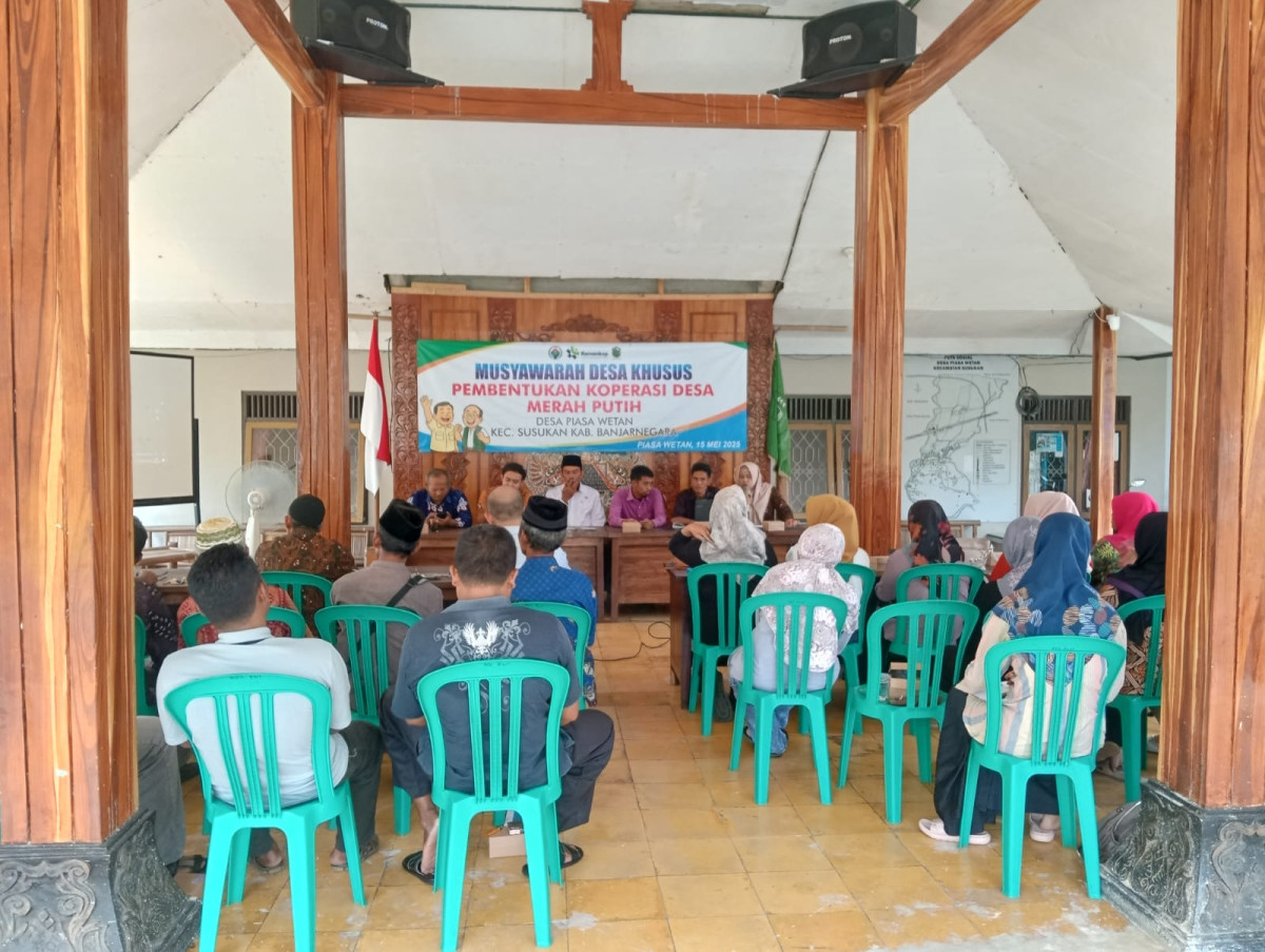 Musdesus Pembentukan Koperasi Desa Merah Putih Desa Piasa Wetan