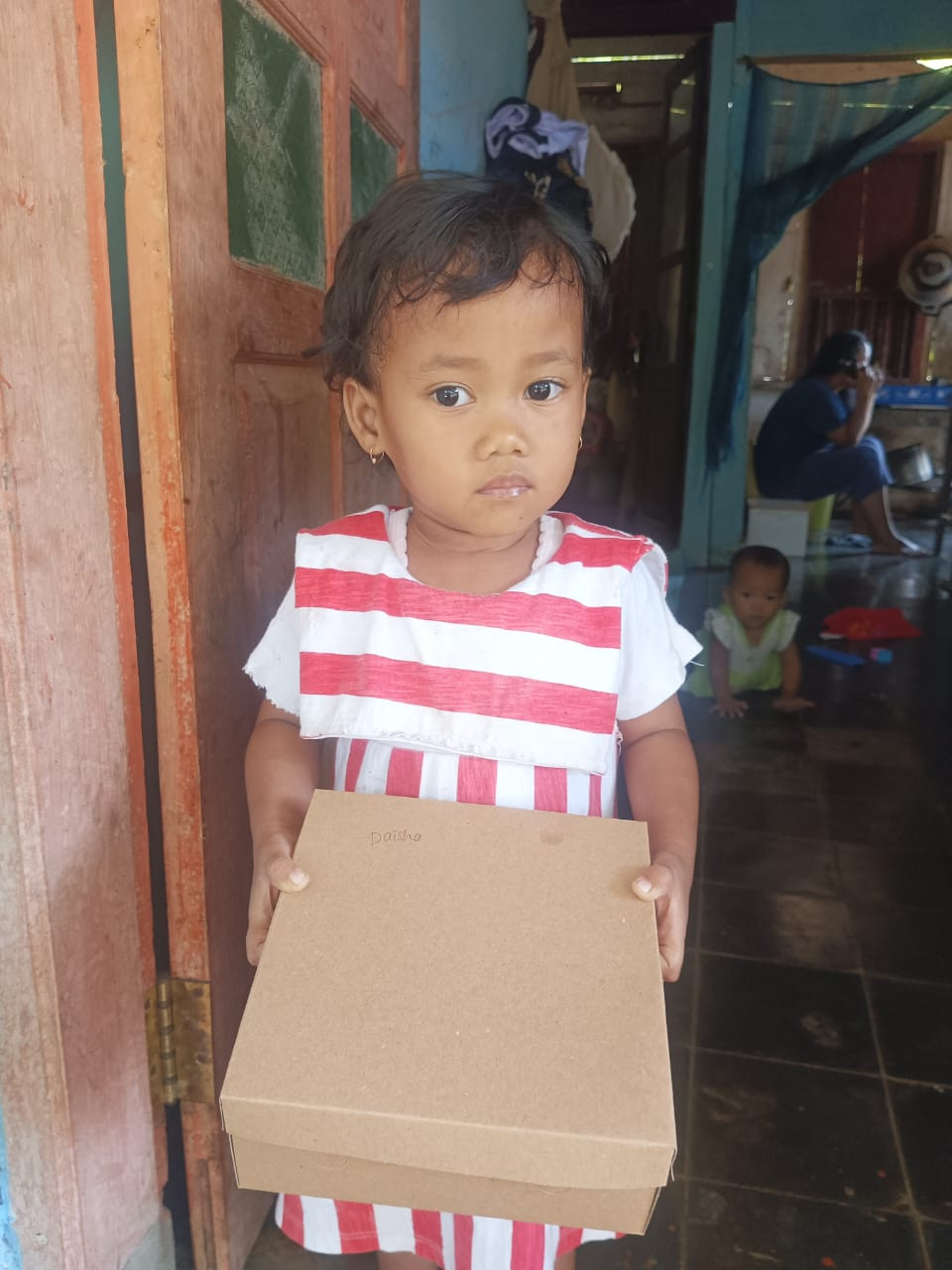 Pemberian PMT balita dh status gizi kurang