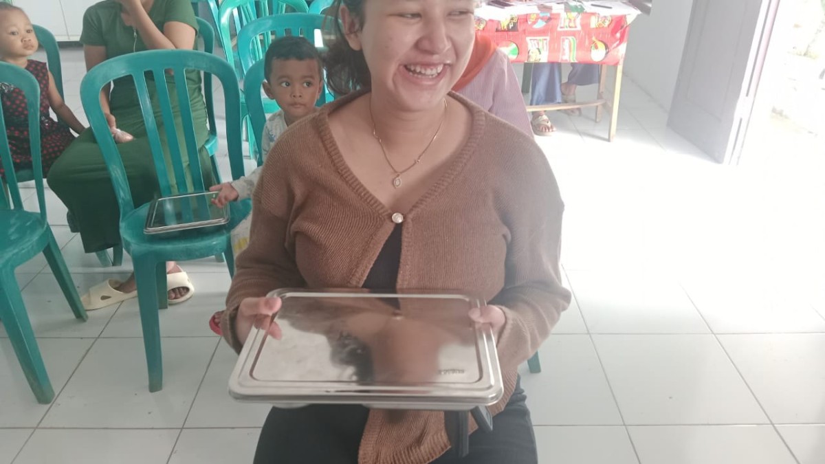 pertemuan bumil sekaligus makan bersama mbg program pemerintah