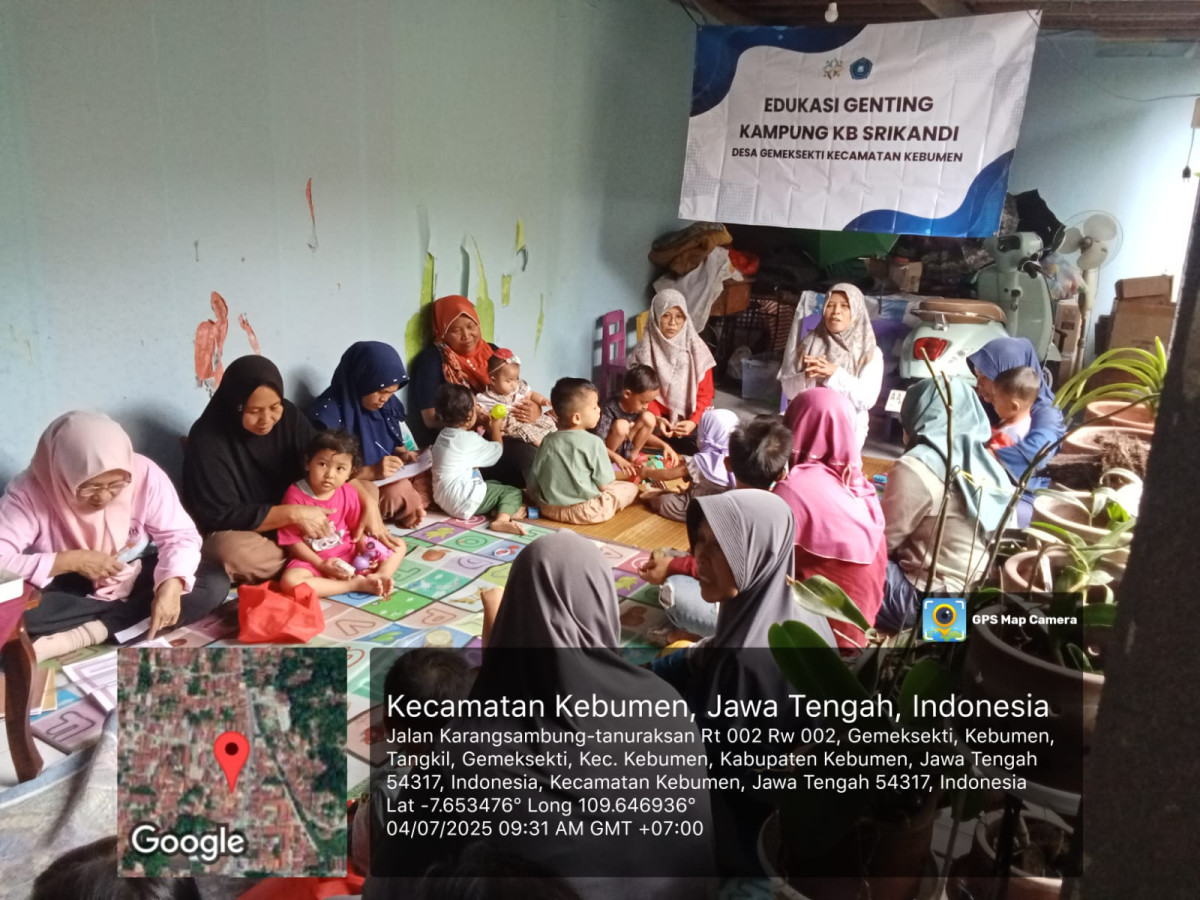 Edukasi Genting Kampng Srikandi Desa Gemeksekti