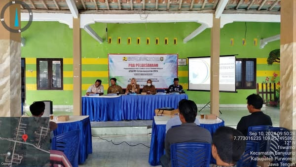 Kegiatan pra pelaksanaan kontruksi program PISEW (Pengembangan Infrastruktur Sosial Ekonomi Wilayah) dari Kementrian PUPR.
