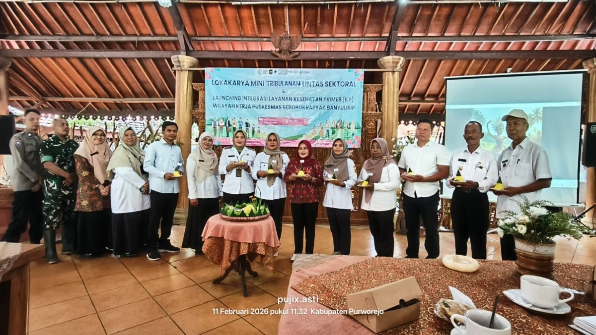 Lokakarya Mini Lintas Sektor Tribulanan Pertama Puskesmas Seborokrapyak dan Launching ILP (Integrasi Layanan Kesehatan Primer)