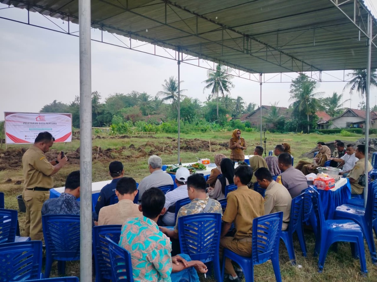 Peletakan Batu Pertama Pembangunan Koperasi Desa Merah Putih Triwarno
