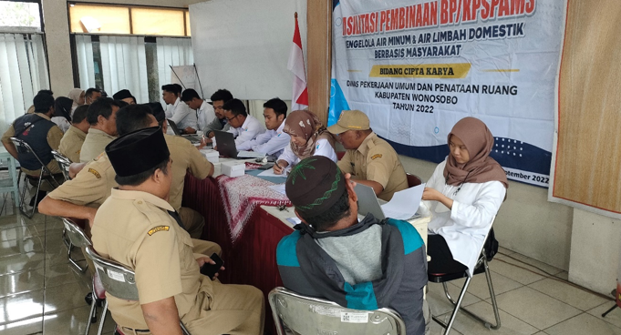 Fasilitasi Pembinaan BP / KPSPams fasilitas air minum dan sanitasi desa Candimulyo