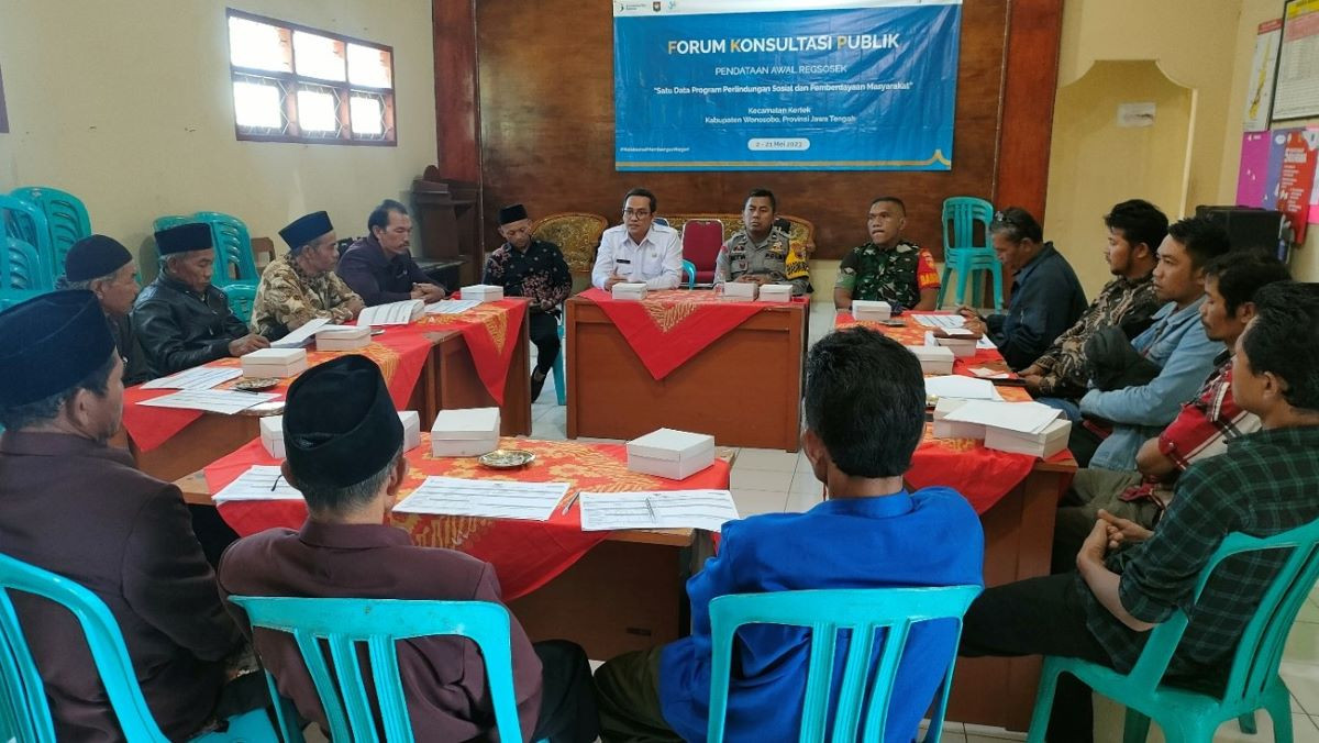 Forum Konsultasi Publik Regsosek Desa Candimulyo