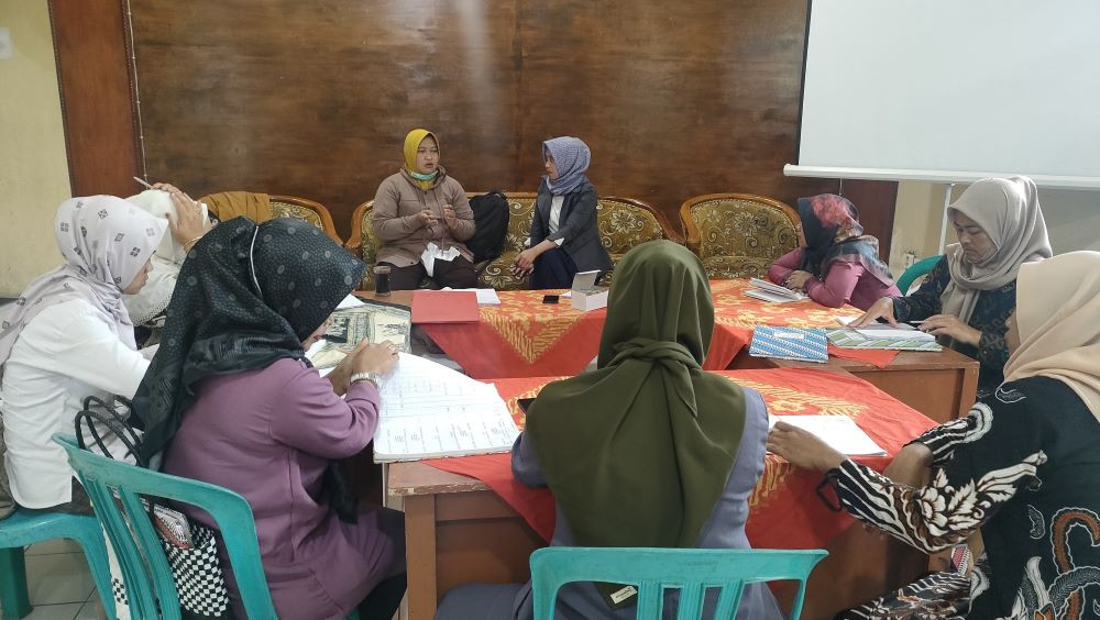Poktan Kambung KB Abinaya Melaksanakan Evaluasi Rencana Kerja Masyarakat (RKM) tahun 2023