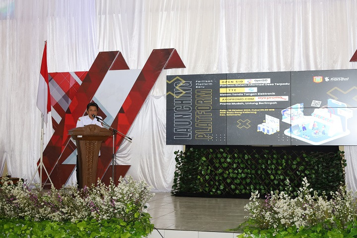 Candimulyo mengikuti Launching Sistem Informasi Desa (SID) Terpadu melalui Open SID dan Tanda Tangan Elektronik