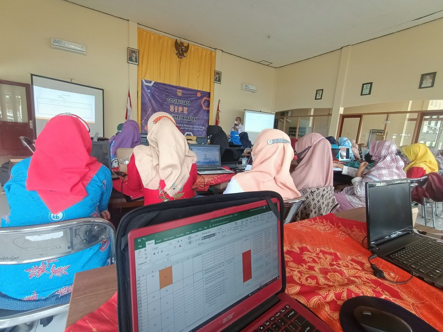 Sosialisasi Sistem Informasi Profil Keluarga (SIPK) Tingkat Kecamatan