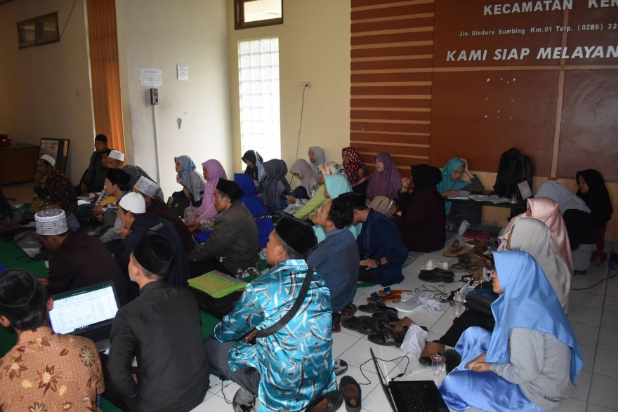 Bimtek Aplikasi Pendataan Madrasah dan Ponpes Kec. Kertek