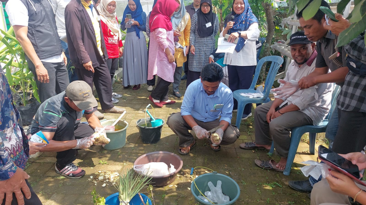 Kelompok Tani Mekar Mandiri Candimulyo Mengikuti Bimtek Management Agribisnis Tembakau Selama 3 Hari