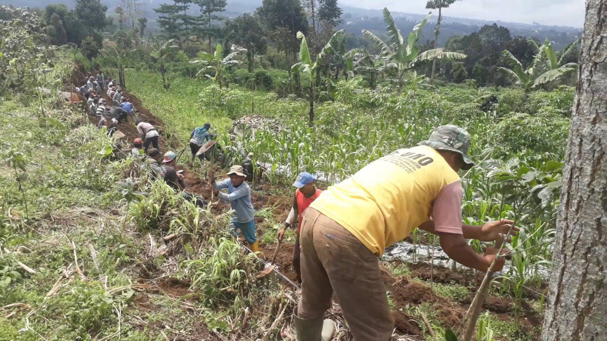 Gotong royong - Tradisi warisan leluhur yang telah mengakar dalam kehidupan masyarakat desa