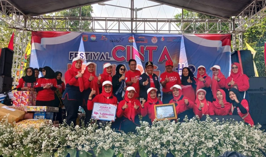 Selamat. Kontingen Kecamatan Kertek Juara II Lomba Gerak & Lagu Jingle Cinta Keluarga Kab. Wonosobo Tahun 2024