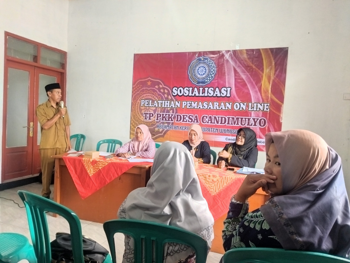 PKK : Sosialisasi Pemasaran Online - pemberdayaan ekonomi masyarakat dan meningkatkan kesejahteraan keluarga.