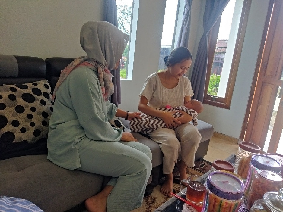KIE pasca persalinan - Ibu nifas merasa lebih percaya diri dalam menjalani masa nifas dan merawat bayi