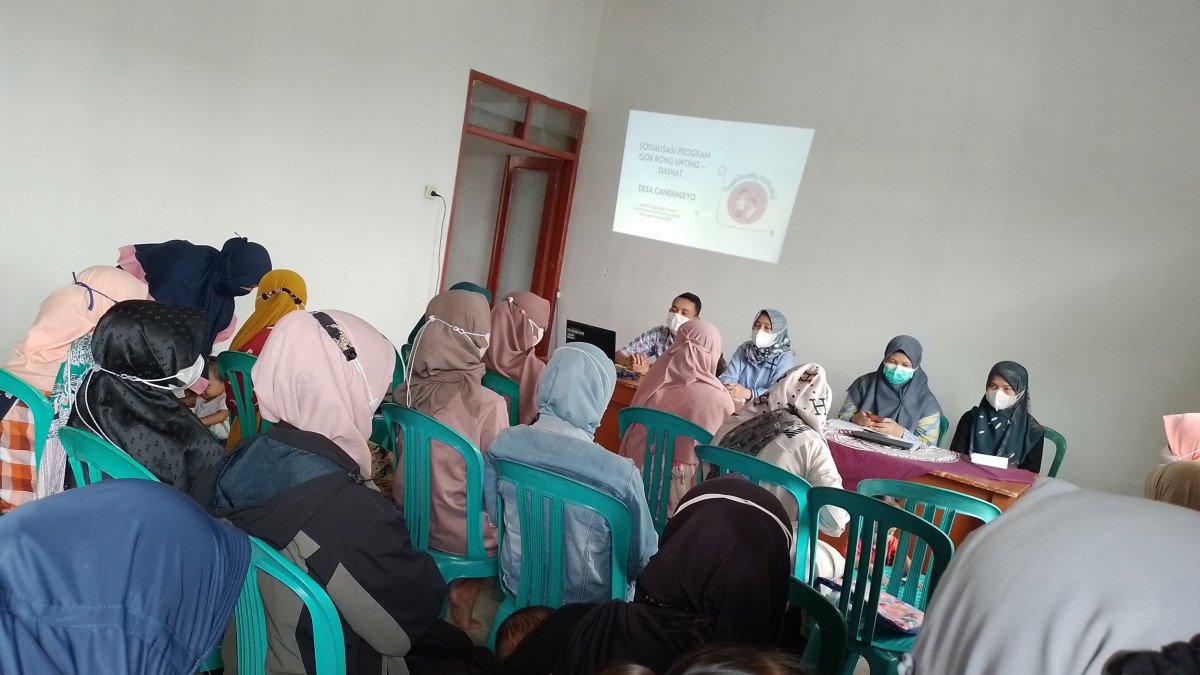Sosialisasi GUR RONG UNTING (Gotong Royong untuk Atasi Stunting) di Kampung KB Abhinaya
